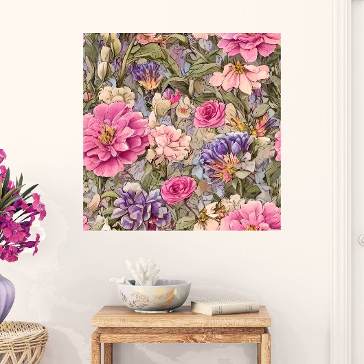 Mooie  bloemen poster
