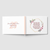 Mooie bloemen psalm 91 Birthday Guest Book Gastenboek (Volledig)