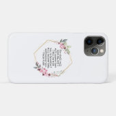 Mooie Bloemen Psalm 91 iPhone 11 Pro Hoesje (Achterkant (horizontaal))