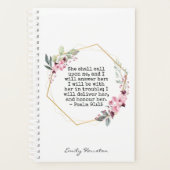 Mooie Bloemen Psalm 91 Planner (Voorkant)