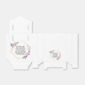 Mooie bloemen psalm 91 voordoos bedankdoosjes (Uitgevouwen)