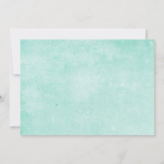 Mooie bloemen repetitie binnenuitnodiging kaart (Achterkant)