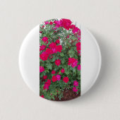 Mooie bloemen ronde button 5,7 cm (Voorkant)