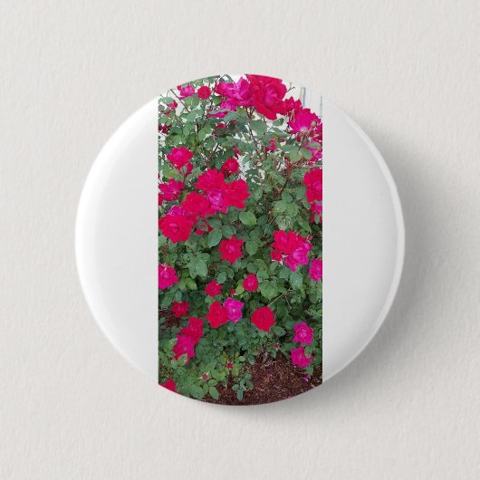 Mooie bloemen ronde button 5,7 cm (Voorkant)