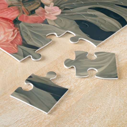 Mooie  Bloemen Roos Legpuzzel (Zijkant)