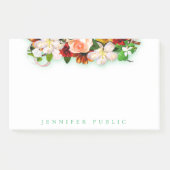 Mooie Bloemen Rozen Kleurrijke Bloemen Waterverf Post-it® Notes (Voorkant)