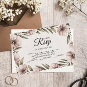 Mooie bloemen RSVP kaarten