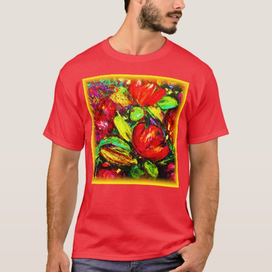 "Mooie bloemen" — Schudkunst — Nu kopen T-shirt (Voorkant)