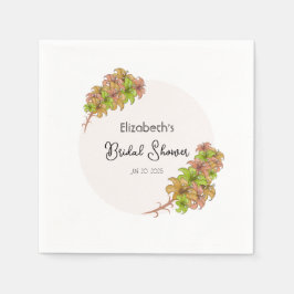 Mooie bloemen servet