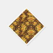 Mooie  bloemen servet (Hoek)