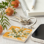 Mooie Bloemen Sleutelhanger (Voorkant Rechts)