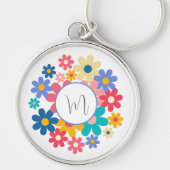 Mooie Bloemen Sleutelhanger (Voorkant)
