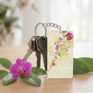 Mooie Bloemen Sleutelhanger