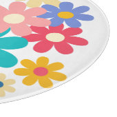 Mooie Bloemen Snijplank (Hoek)