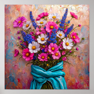 Mooie bloemen stilleven poster