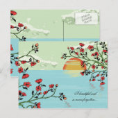 Mooie bloemen - sympathiekaarten briefkaart (Voorkant / Achterkant)