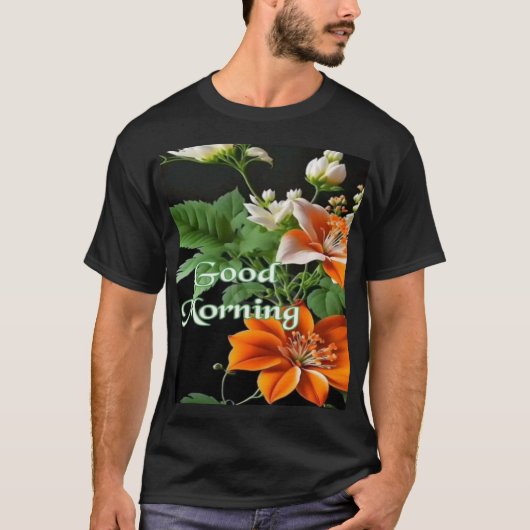 Mooie bloemen t-shirt (Voorkant)