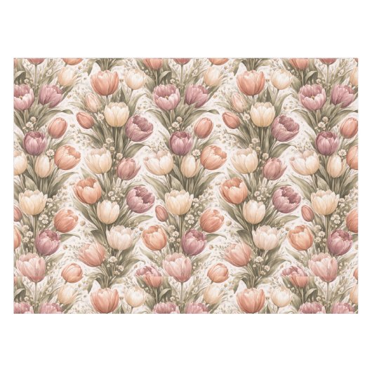 Mooie Bloemen Tafelkleed (Voorkant (Horizontaal))