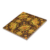 Mooie  bloemen tegeltje (Zijkant)