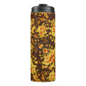 Mooie  bloemen thermosbeker (Voorkant)