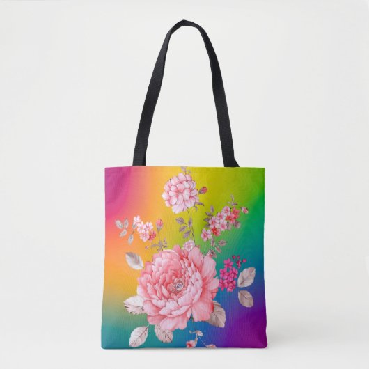 Mooie bloemen tote bag (Voorkant)