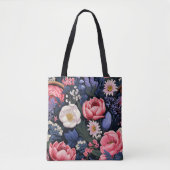 Mooie bloemen tote bag (Voorkant)