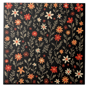 Mooie Bloemen Trendy Collectie Tegeltje