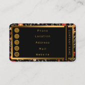  Mooie Bloemen Trendy Collectie Visitekaartje (Achterkant)