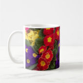 Mooie bloemen van Bright Polyanthus Koffiemok (Links)