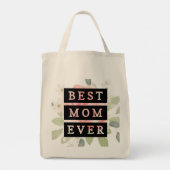 Mooie bloemen voor mama. Beste moeder ooit Tote Bag (Achterkant)