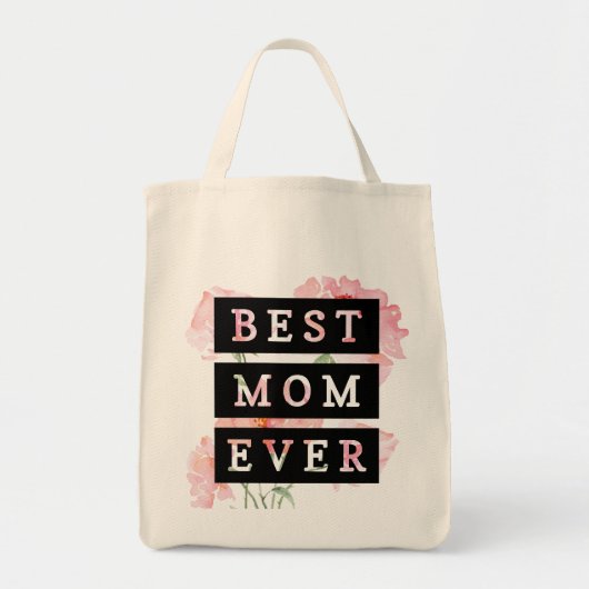 Mooie bloemen voor mama. Beste moeder ooit Tote Bag (Voorkant)