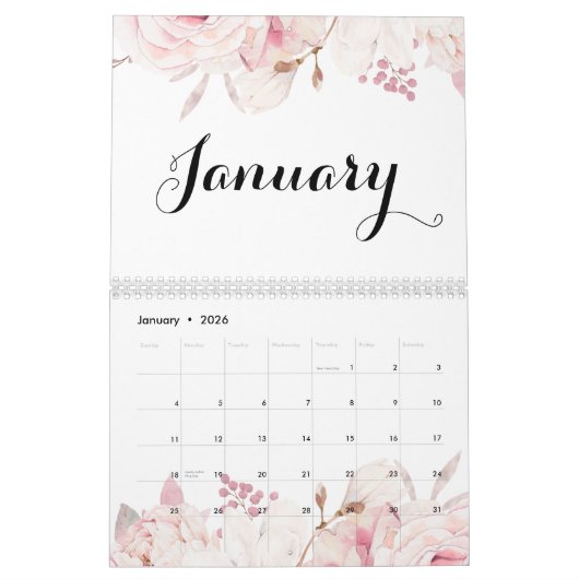 Mooie Bloemen Wandkalender 2025 Kalender (Jan 2026)