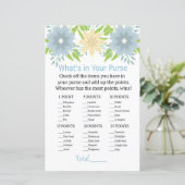 Mooie bloemen Wat zit er in je handtas? (Staand voorkant)