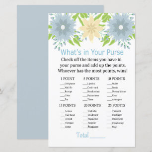 Mooie bloemen Wat zit er in je handtas?