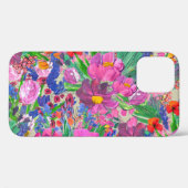 Mooie Bloemen: Wildflower Waterverf Wallpaper Case-Mate iPhone Case (Achterkant (horizontaal))