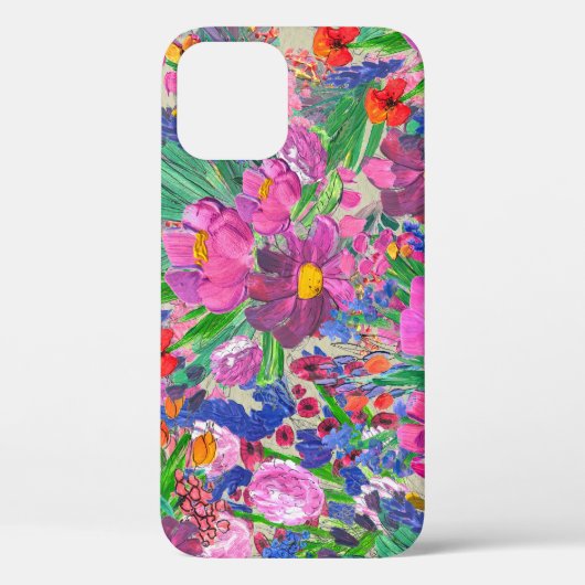 Mooie Bloemen: Wildflower Waterverf Wallpaper Case-Mate iPhone Case (Achterkant)