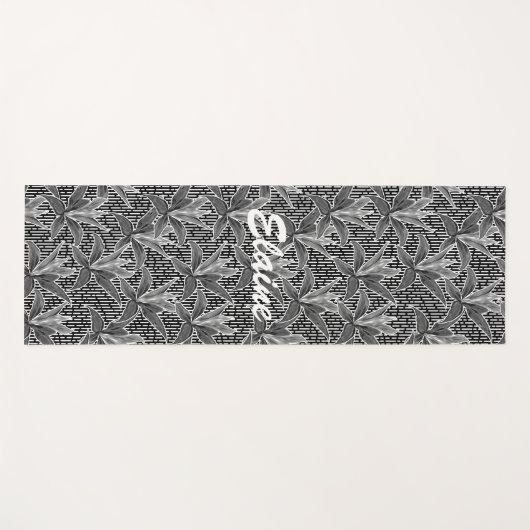 Mooie bloemen yogamat (Voorkant (horizontaal))