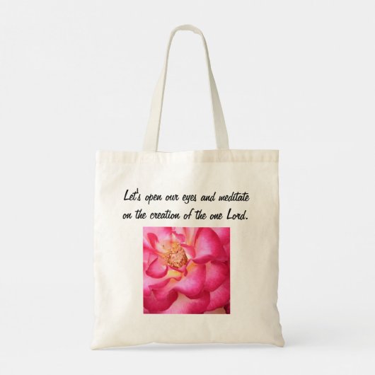 mooie bloemen, zoet lente vreugde tote bag (Achterkant)