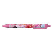 Mooie bloemen zwarte inkt pen (Bodem)