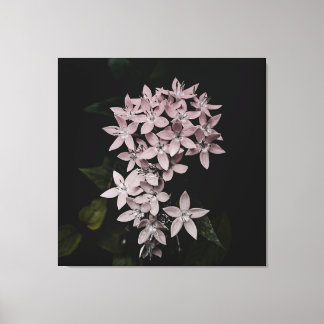 Mooie bloemenafbeelding op canvas afdruk