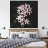 Mooie bloemenafbeelding op canvas afdruk (Insitu (Slaapkamer))