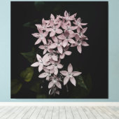 Mooie bloemenafbeelding op canvas afdruk (Insitu (Houten vloer))