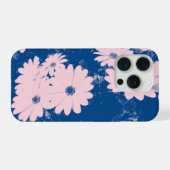 Mooie bloemenafbeelding op iphone hoesje 15 pro case (Achterkant horizontaal)