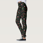 Mooie bloemenafdrukken leggings (Links)