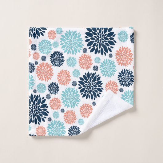 Mooie bloemenbadhanddoeken bad handdoek (Wasdoekje)