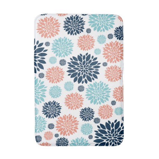 Mooie bloemenbadmat badmat (Voorkant Verticaal)