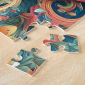 Mooie bloemenboeket legpuzzel (Zijkant)