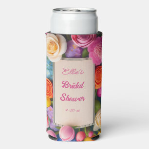 Mooie bloemencadeau rozen tulpen hydrangea eveneme seltzer blikjeskoeler