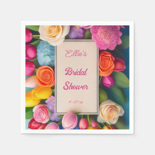 Mooie bloemencadeaus met rozen tulpen hydrangea ev servet (Voorkant)