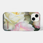 Mooie bloemendesign iPhone hoesje (Achterkant horizontaal)